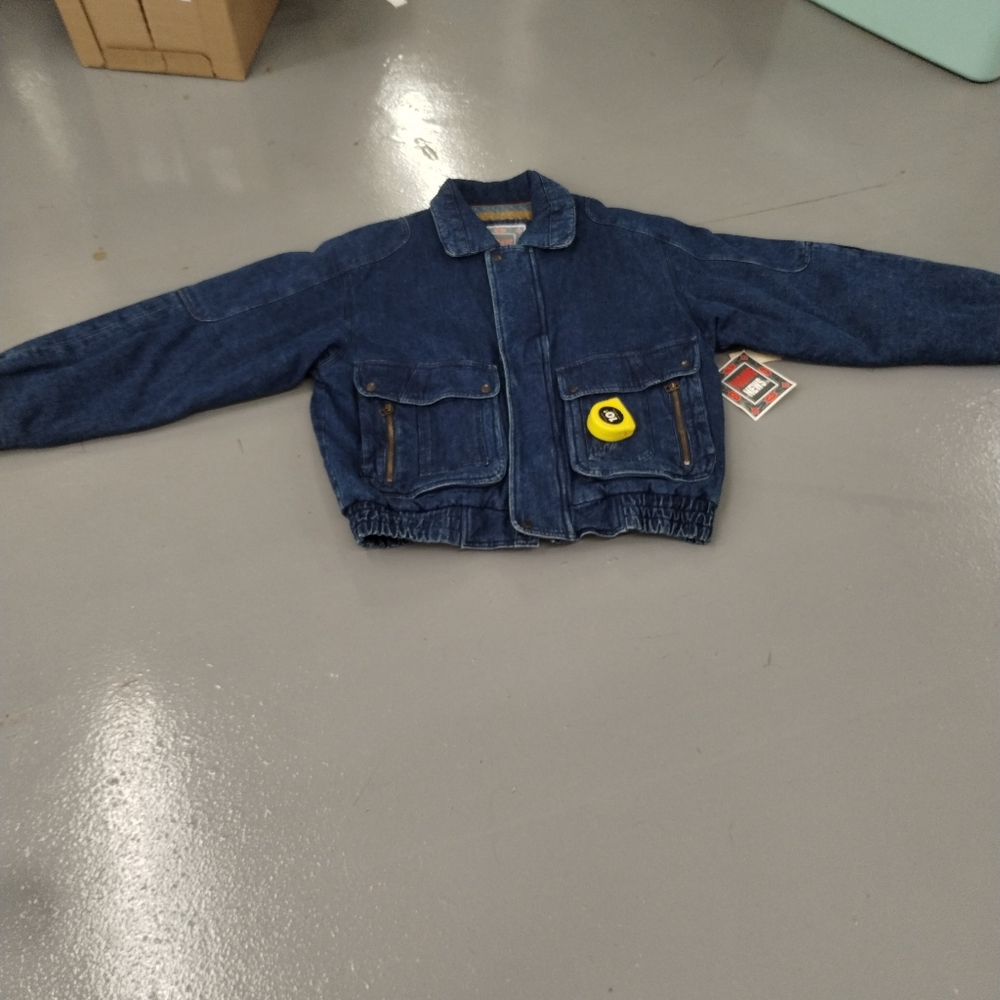 Today's News Flannel Lined Denim Jacket NWT VINTAGE 80S